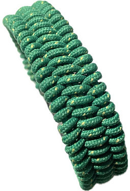Armband aus Gleitschirmleinen - grün-Paracord- Survival-Armband